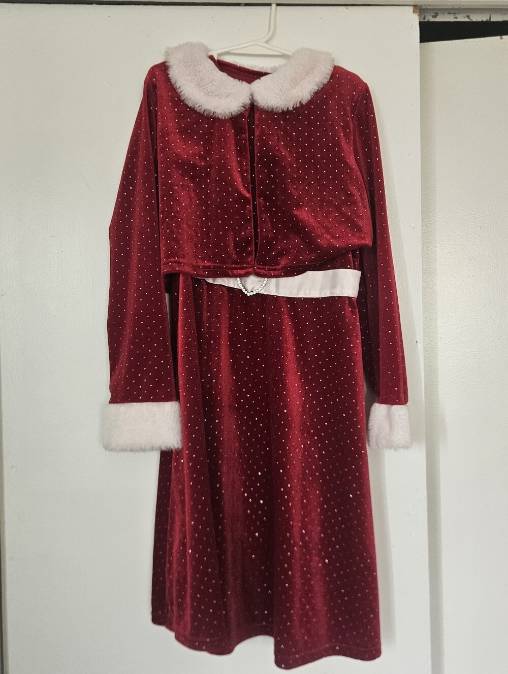 Blueberi Boulevard Girls Dress Jacket Outfit 10/12 Christmas Santa Party Shimmer